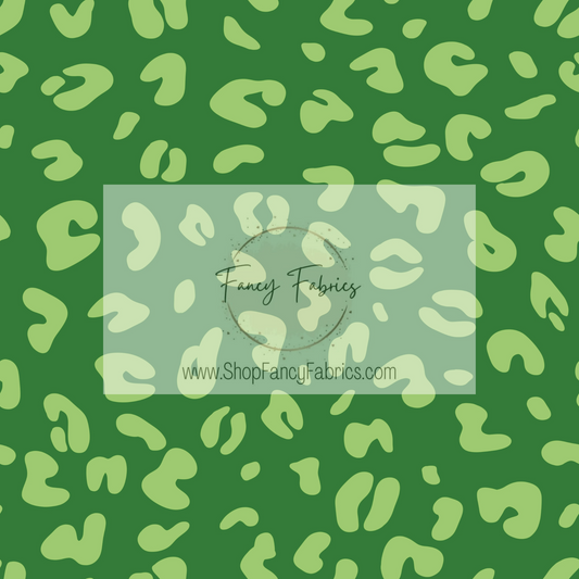 Green Leopard | PREORDER | By The Yard