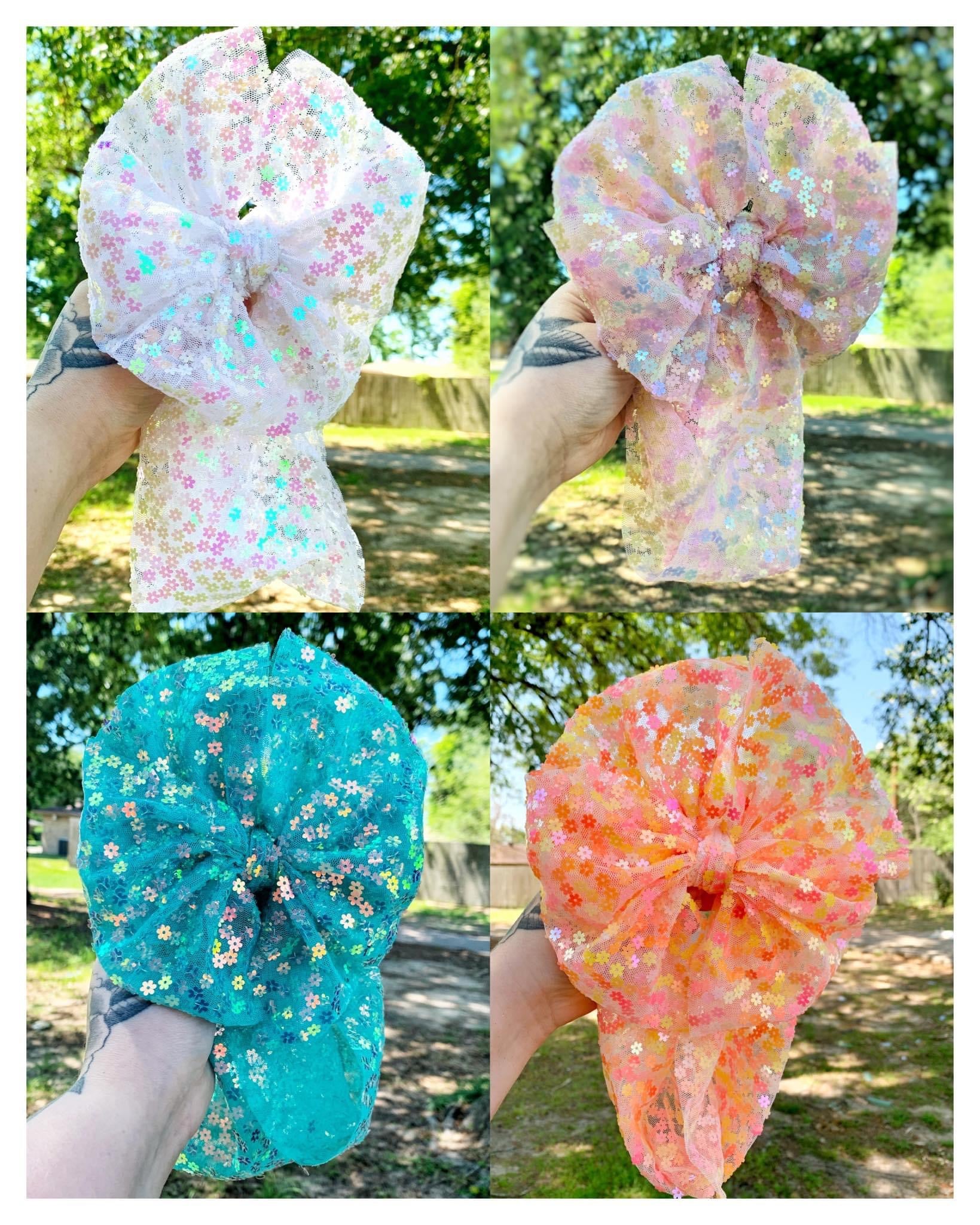 Belle | Floral Sequin Mesh | Ready To Ship