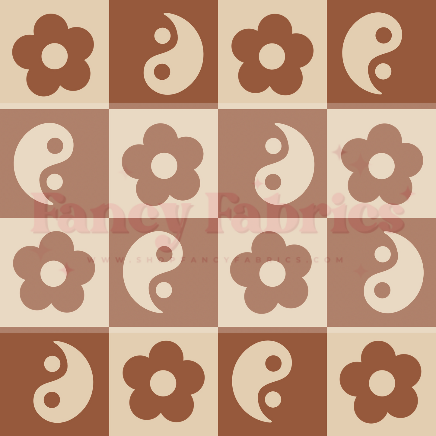 Lauren Liza Designs | Yin Yang Checkers 5 | PREORDER | By The Yard