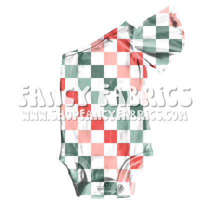 Christmas Checkers | PREORDER | By The Yard