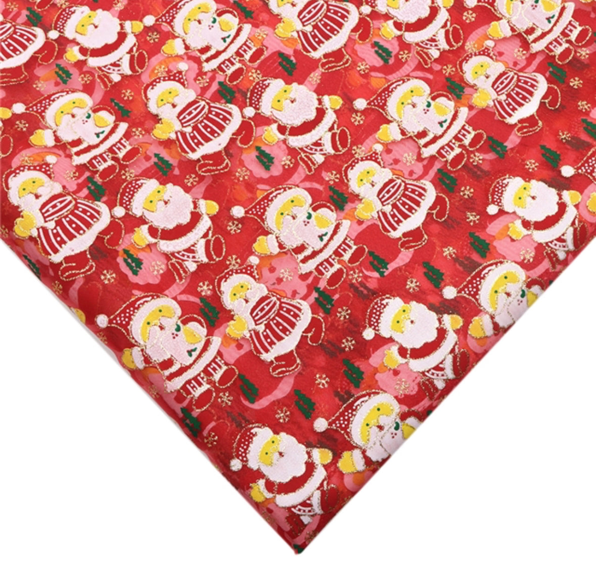 Glitter Santa | Organza Mesh