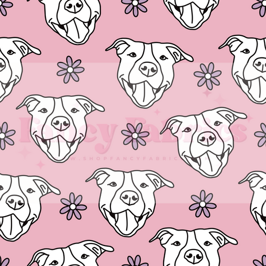 Lauren Liza Designs | Pitbull Pink | PREORDER | By The Yard