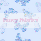 Holo Butterflies (Blue) | PREORDER | By The Yard