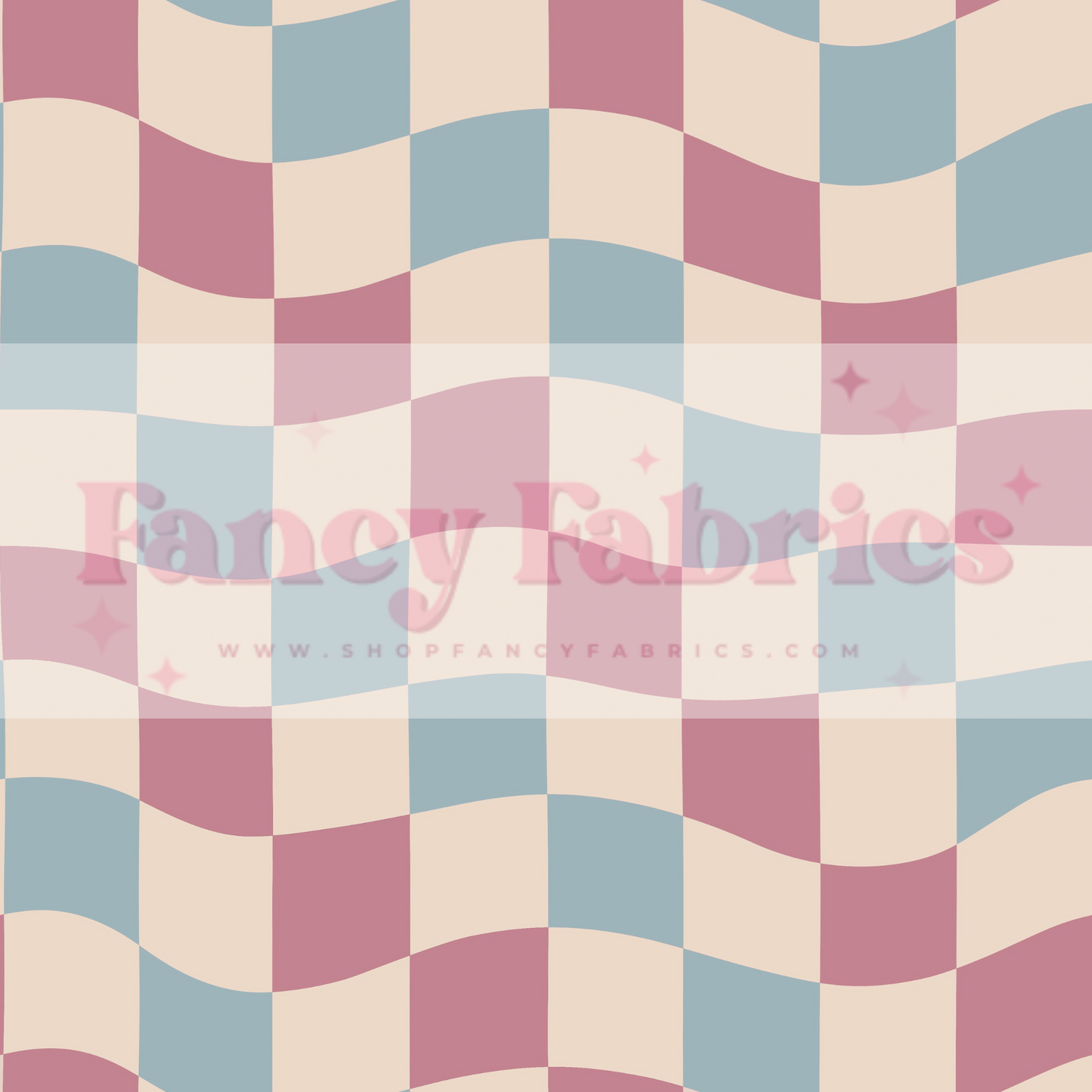 Lauren Liza Designs | Wavy Checkers 1 | PREORDER | By The Yard