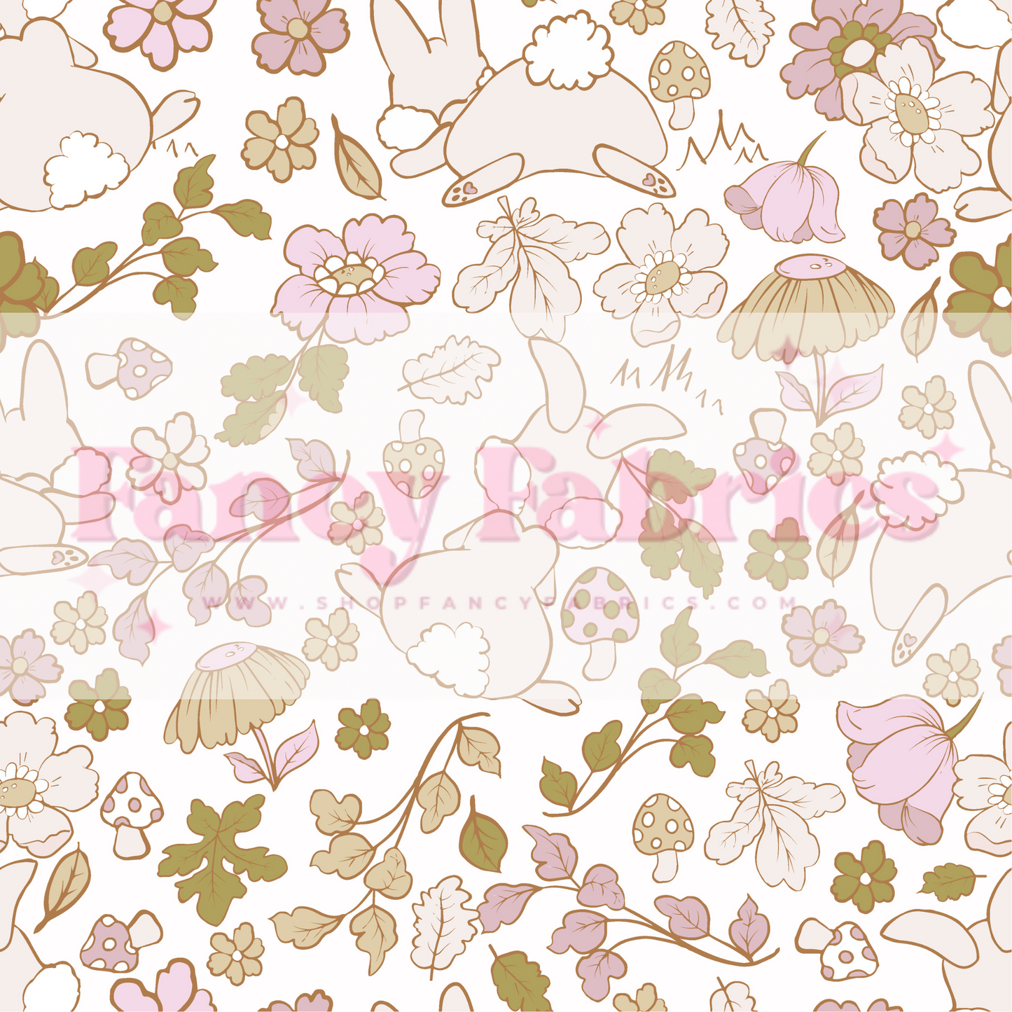 Muse Bloom | Busy Bunnies | PREORDER | By The Yard