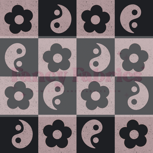 Lauren Liza Designs | Yin Yang Checkers 4 | PREORDER | By The Yard