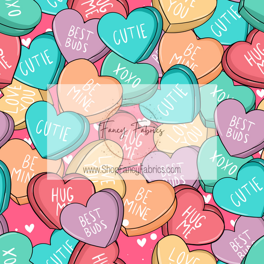 Candy Hearts | PREORDER | By The Yard