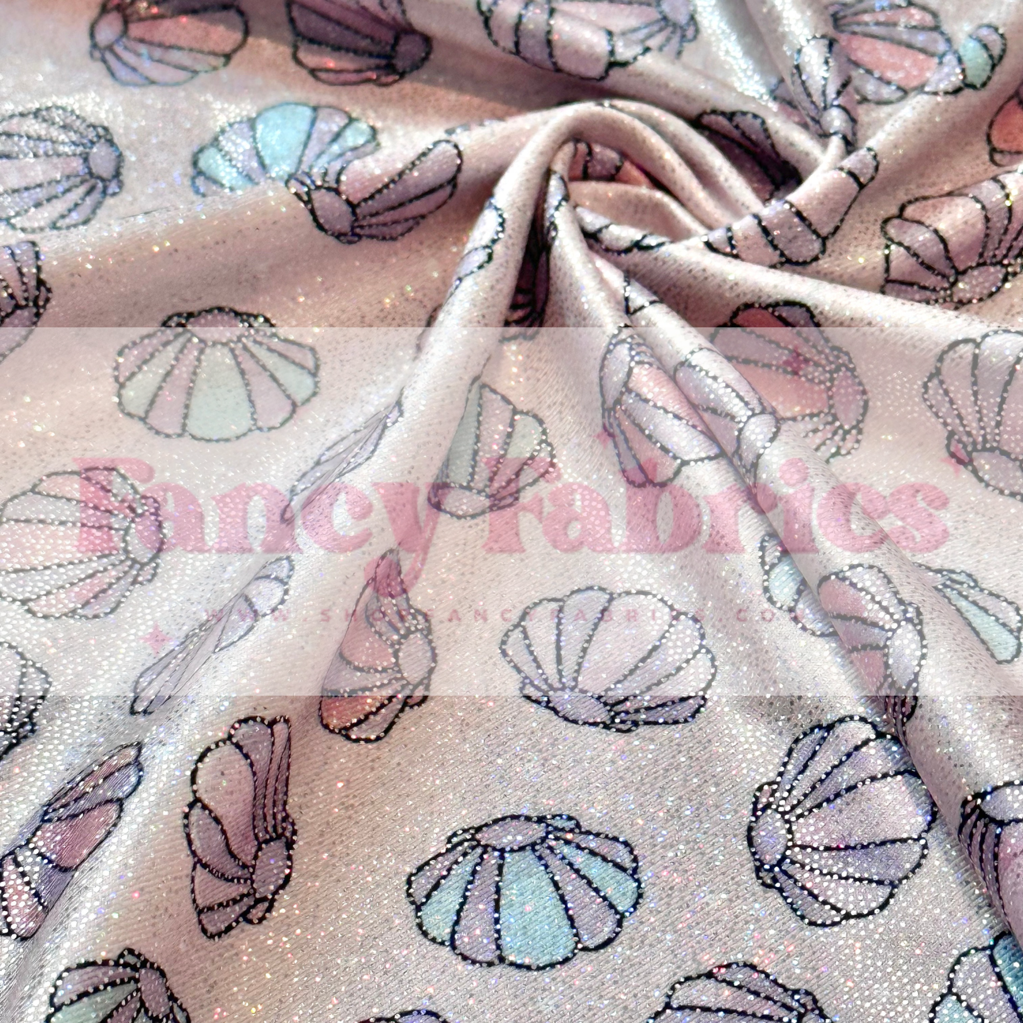 Colorful Seashells | Printed Holographic | Ready To Ship