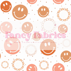 Retro Smiley Floral | PREORDER | By The Yard