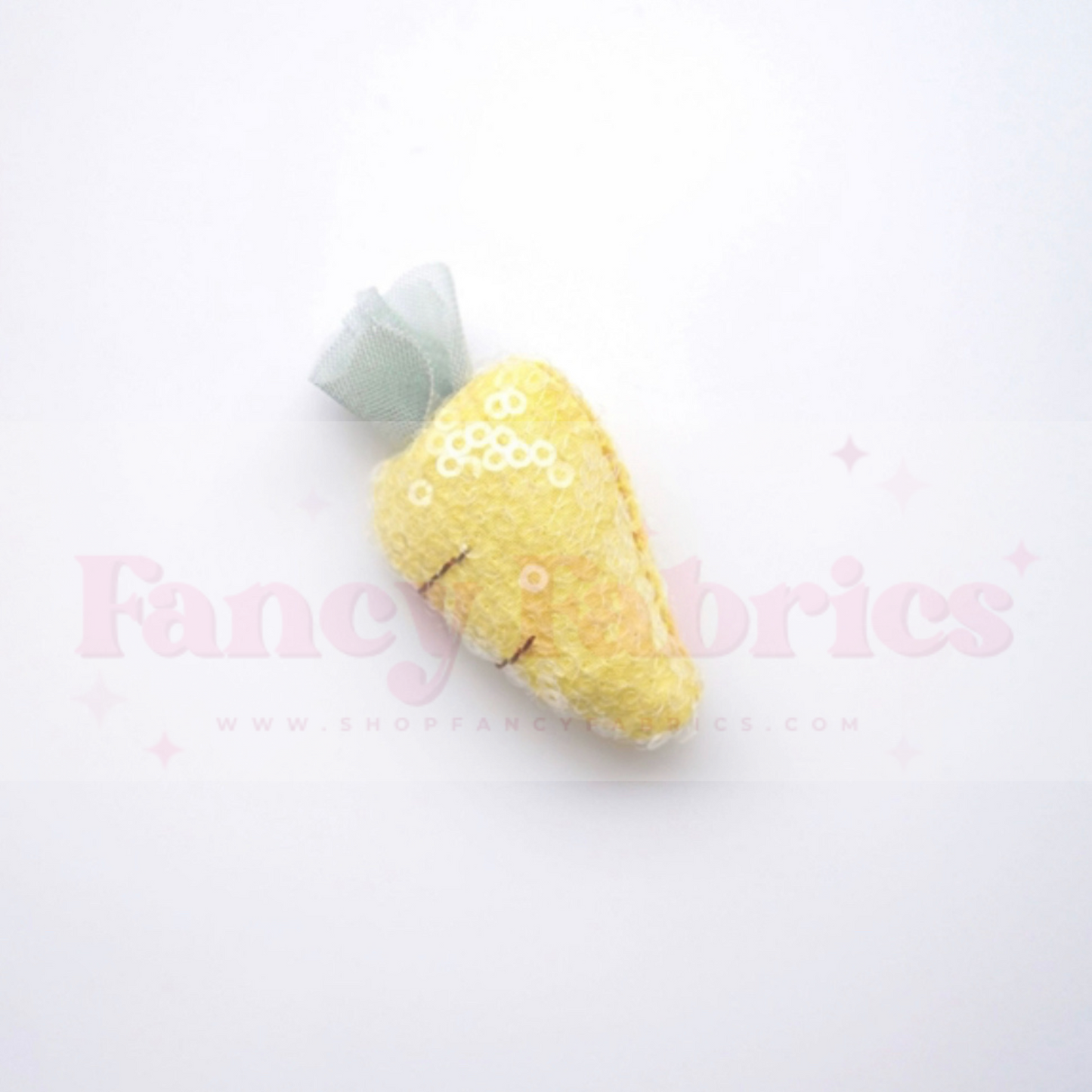 Yellow | Sequin Carrots | Bow Accessories | Ready To Ship