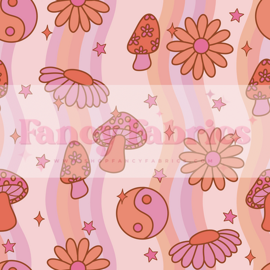 Lauren Liza Designs | Groovy Shrooms | PREORDER | By The Yard