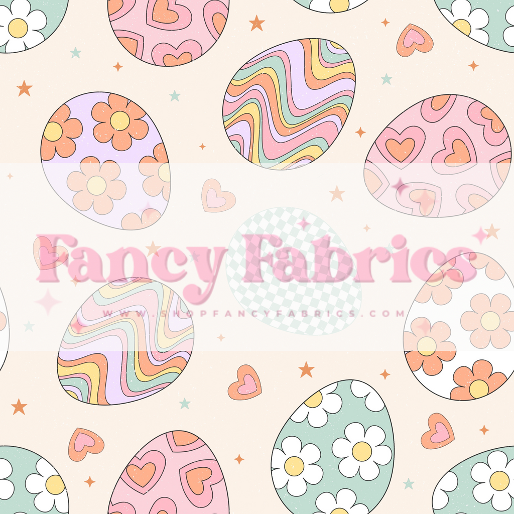 Groovy Eggs | PREORDER | By The Yard