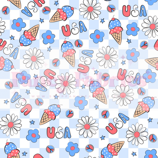 USA Ice Cream | PREORDER | By The Yard