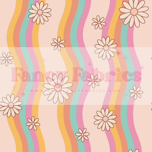 Lauren Liza Designs | Wavy Daisy 5 | PREORDER | By The Yard