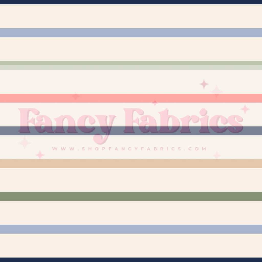 Muse Bloom | Soccer Stripes (Light) | PREORDER | By The Yard