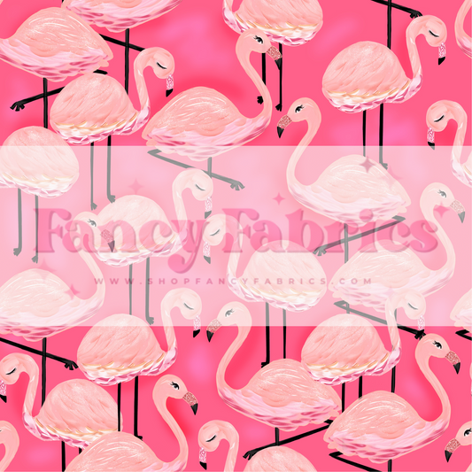 Muse Bloom | Flamingo Friends (Pink) | PREORDER | By The Yard