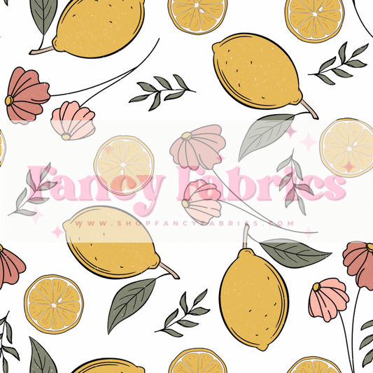 Lemon Floral | PREORDER | By The Yard