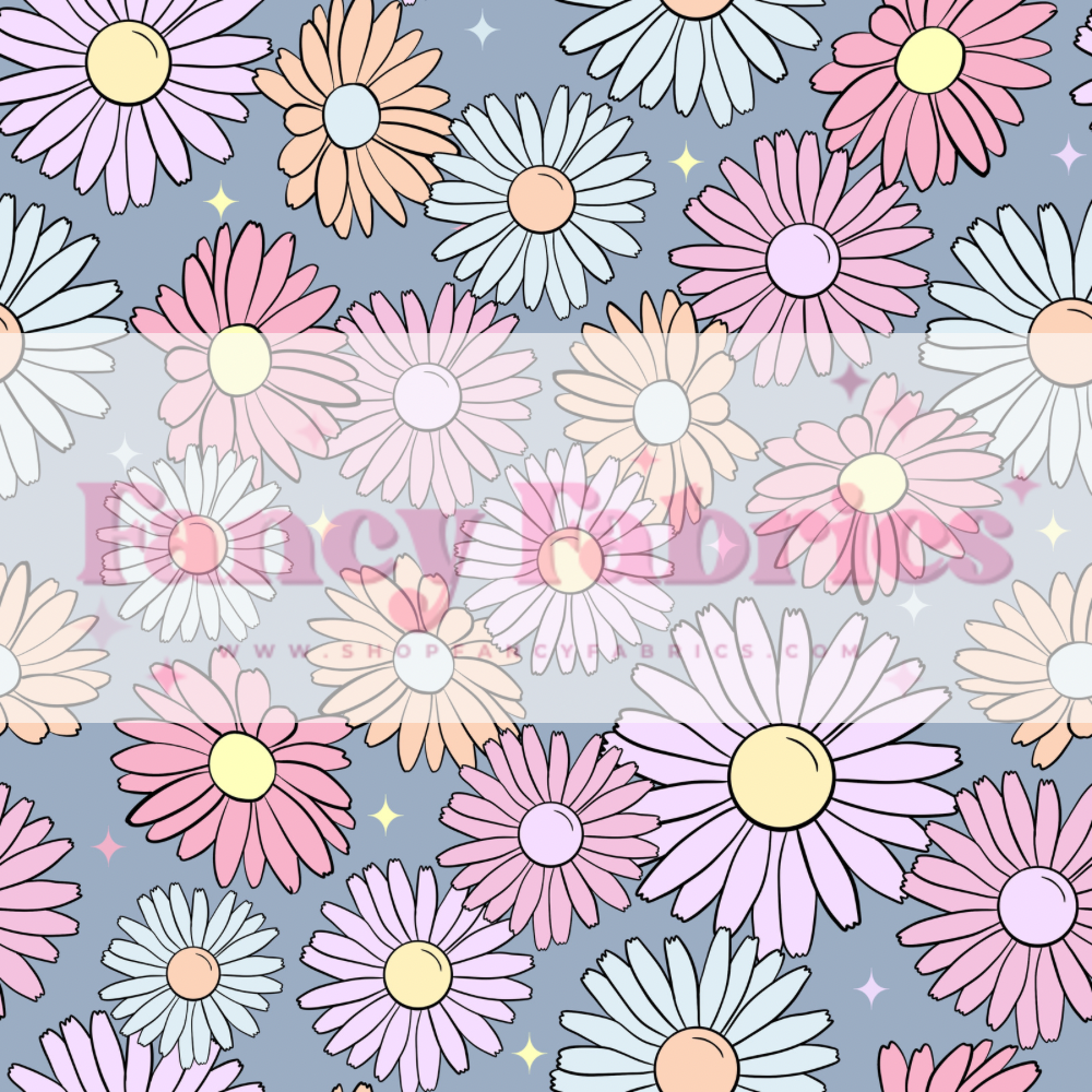 Pastel Flowers | PREORDER | By The Yard