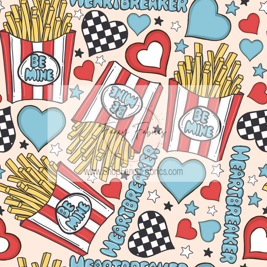 Boys V-Day Fries | PREORDER | By The Yard