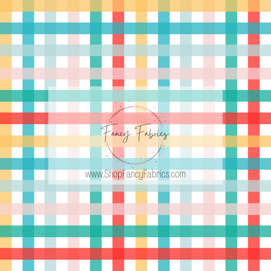 Tiny Plaid (Bright) | PREORDER | By The Yard
