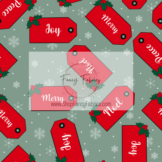 Christmas Gift Tags | PREORDER | By The Yard