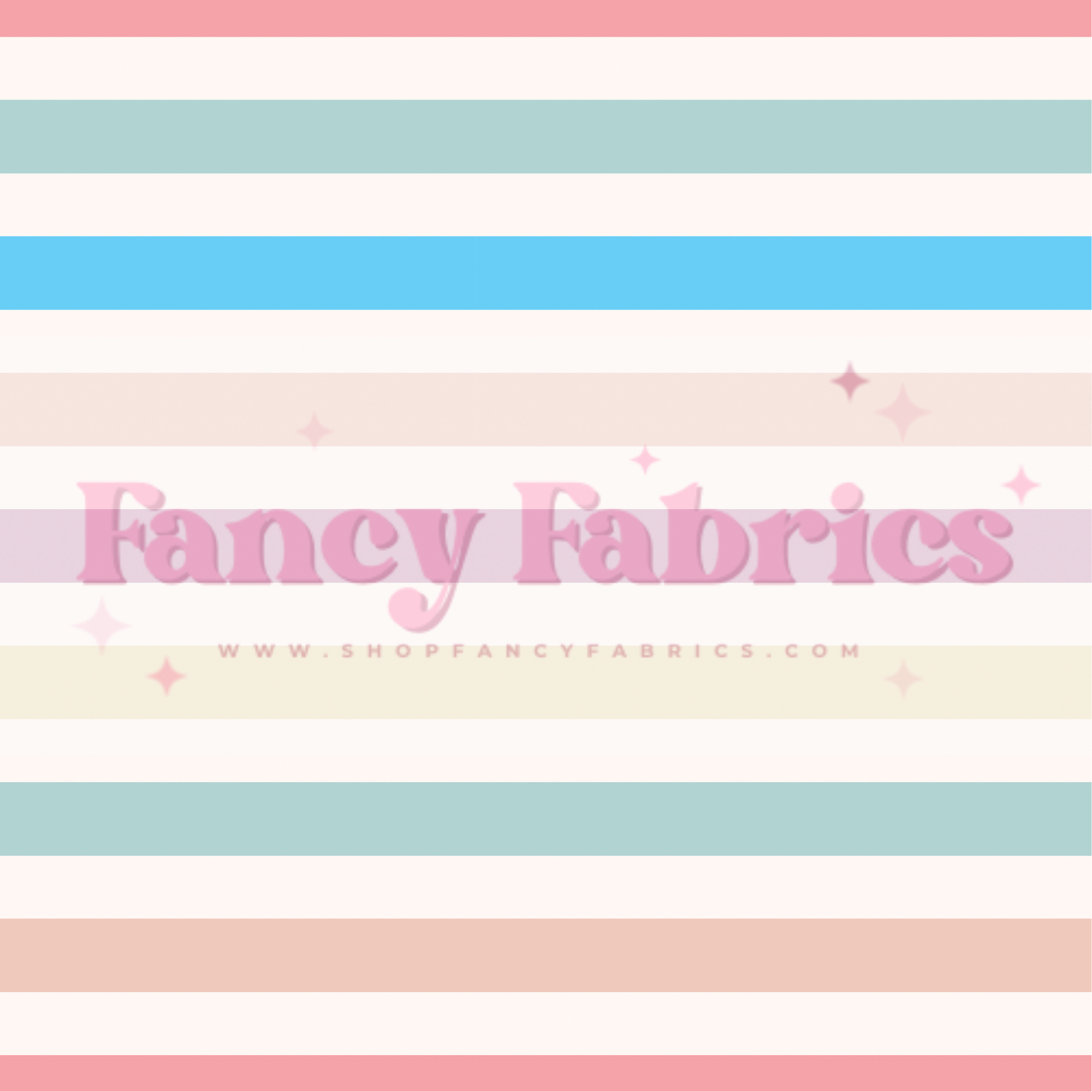 Muse Bloom | Thin Rainbow Stripes | PREORDER | By The Yard