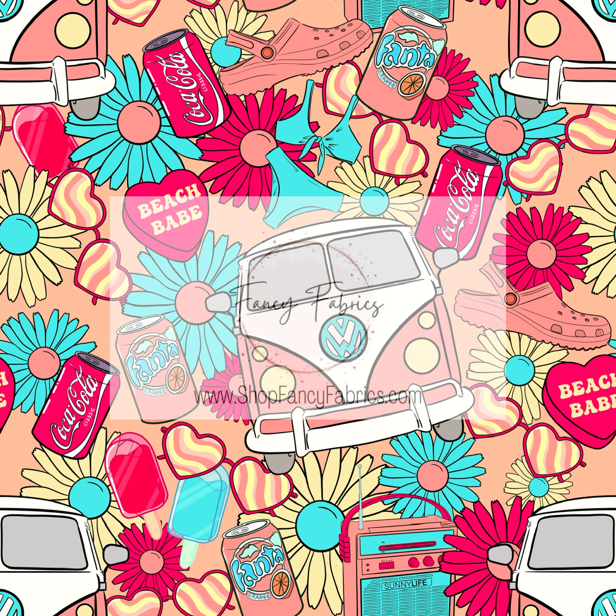 Summer Vans | PREORDER | By The Yard