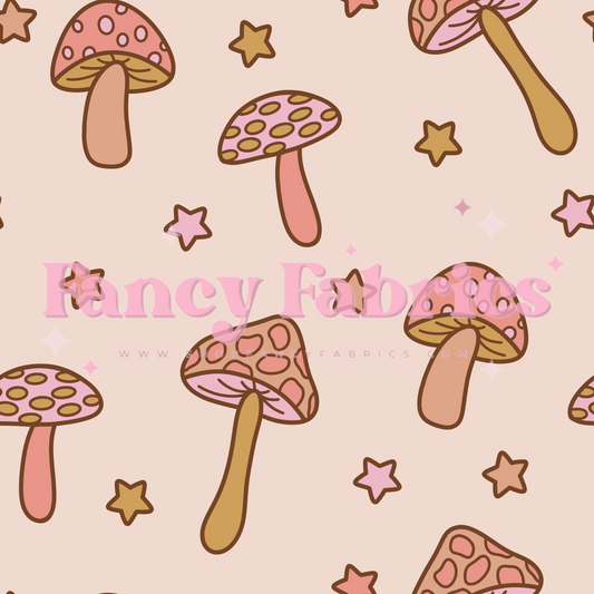 Lauren Liza Designs | Mushrooms and Stars 2 | PREORDER | By The Yard