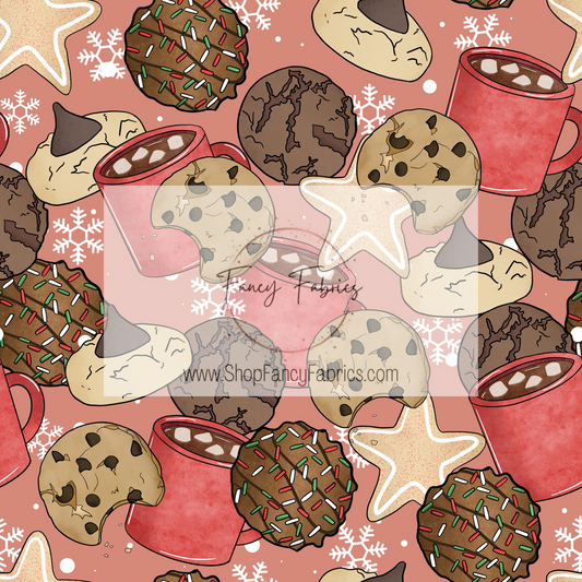 Christmas Cookies (Red) | PREORDER | By The Yard