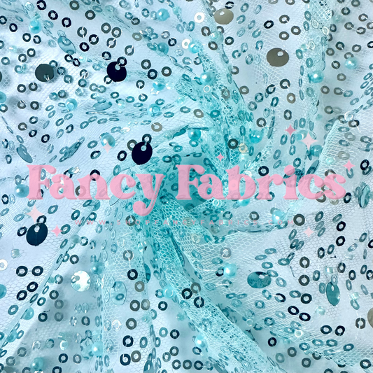 Tiffany | Sequin + Pearl Mesh