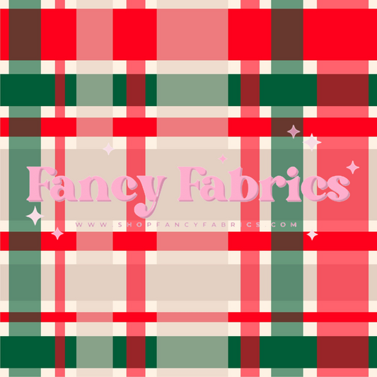 Bright Christmas Plaid | PREORDER | By The Yard