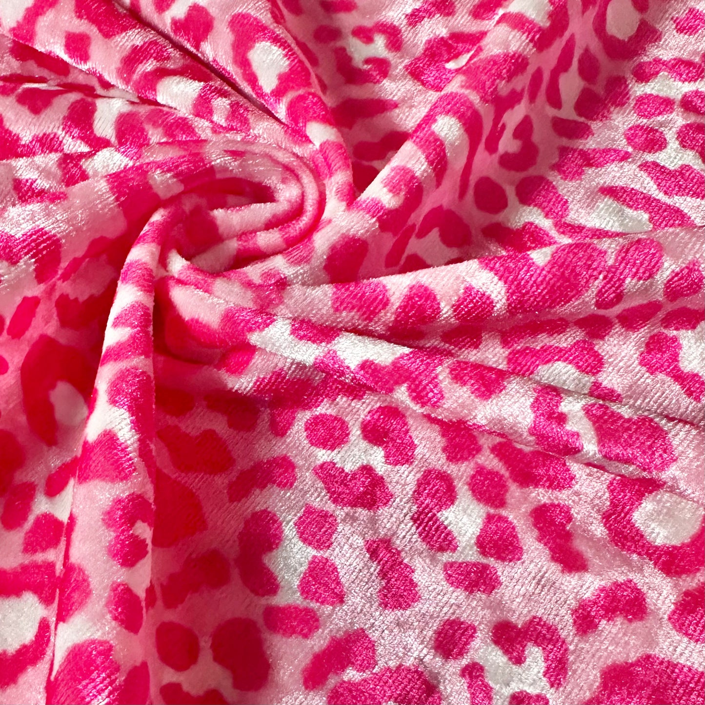 Pink Leopard | Crushed Velvet | Ready To Ship