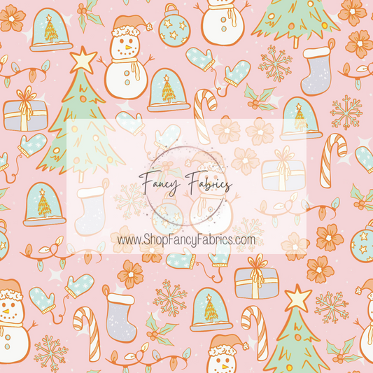 Pastel Christmas | PREORDER | By The Yard