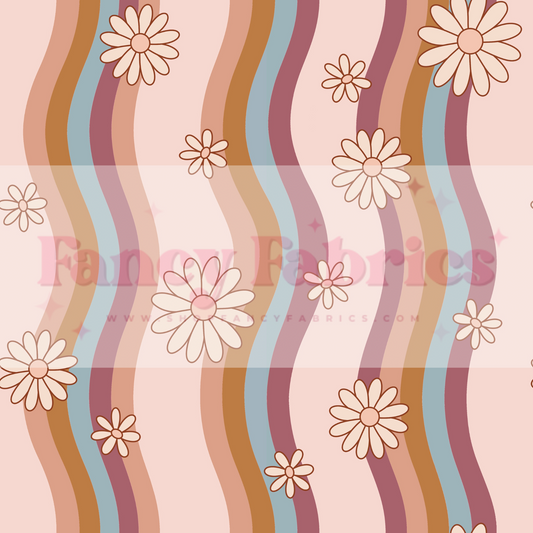 Lauren Liza Designs | Wavy Daisy 3 | PREORDER | By The Yard