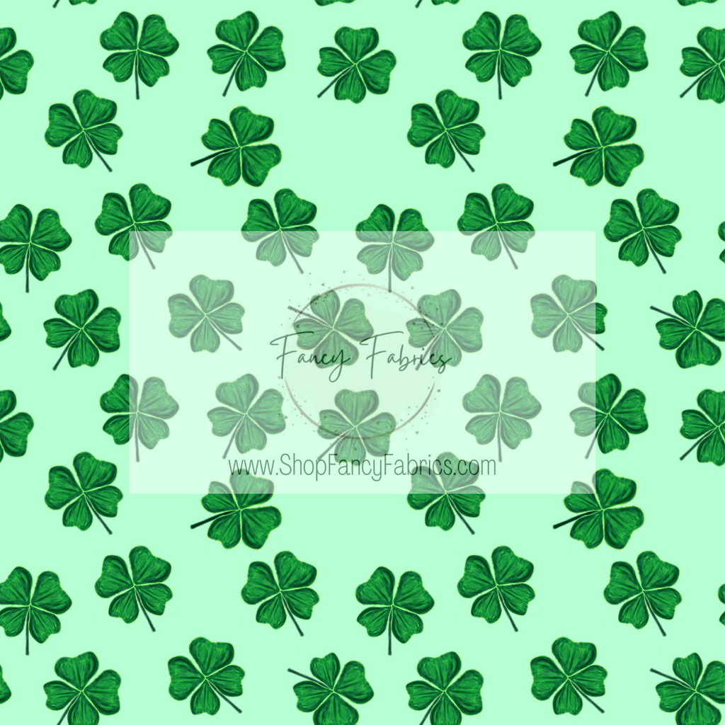 Tiny Clovers | PREORDER | By The Yard