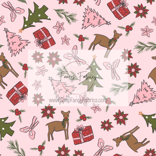 Pink X-Mas | PREORDER | By The Yard