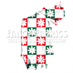 Christmas Flower Checkers | PREORDER | By The Yard