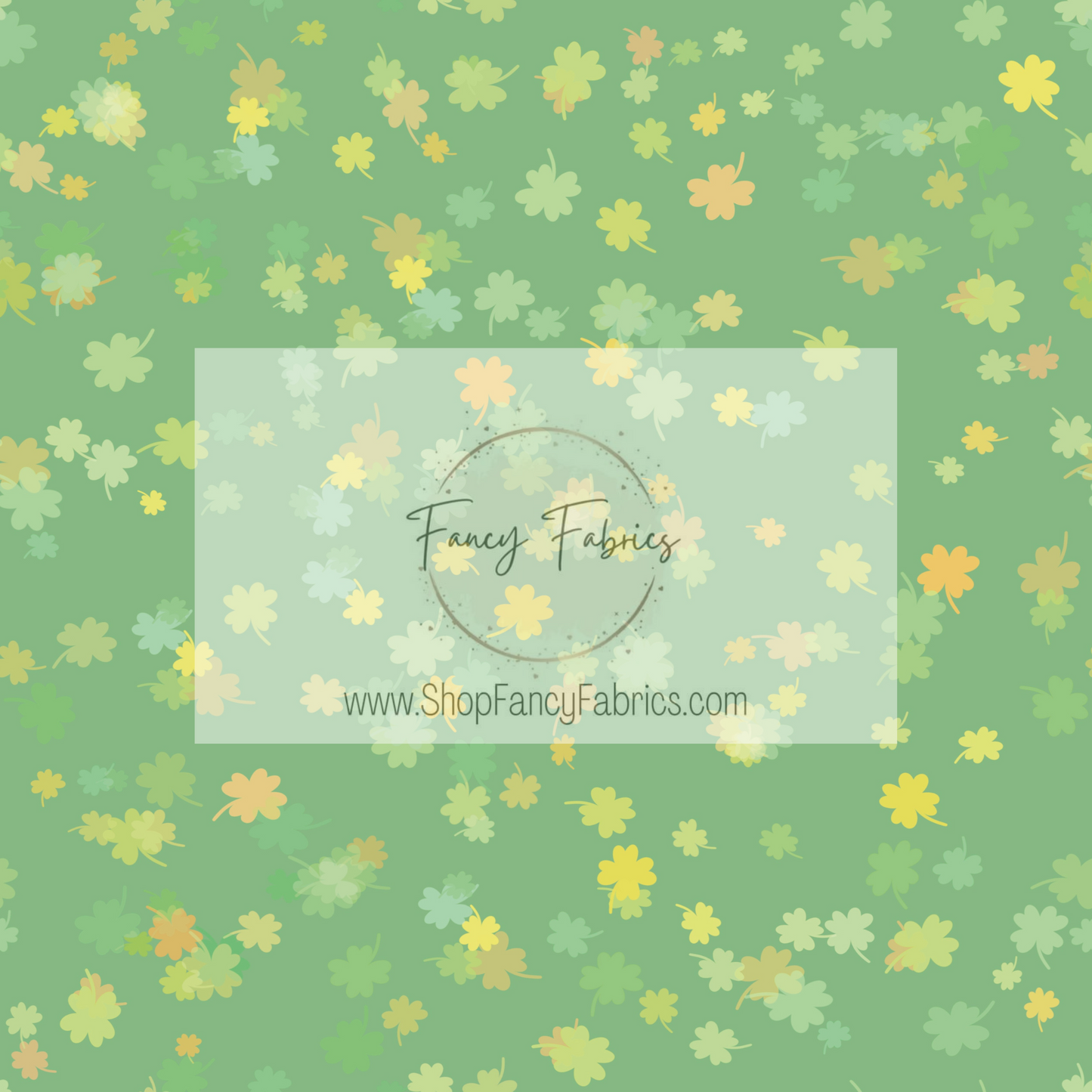 Light Tiny Clovers | PREORDER | By The Yard
