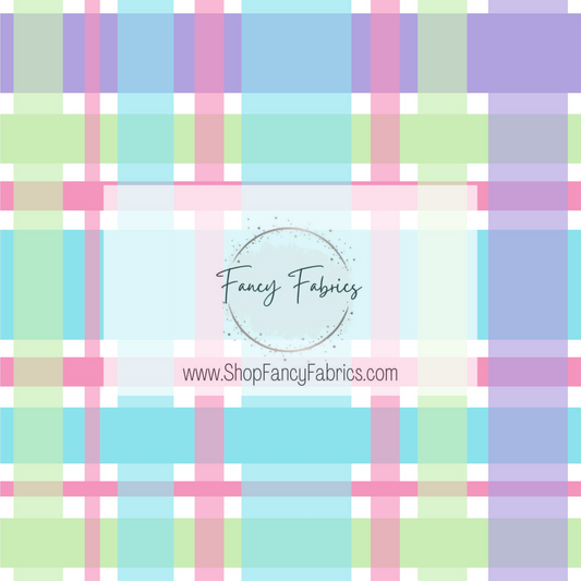 Pastel Plaid | PREORDER | By The Yard