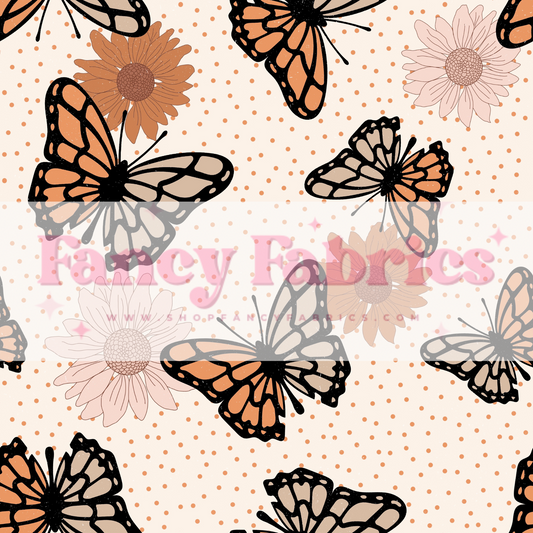 Beautiful Butterfly (Dots) | PREORDER | By The Yard