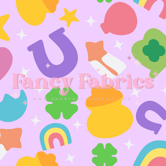 Creative Graphics | Lucky Charms (Purple Sparkle) | PREORDER | By The Yard