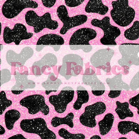 Glitter Cow Print | PREORDER | By The Yard
