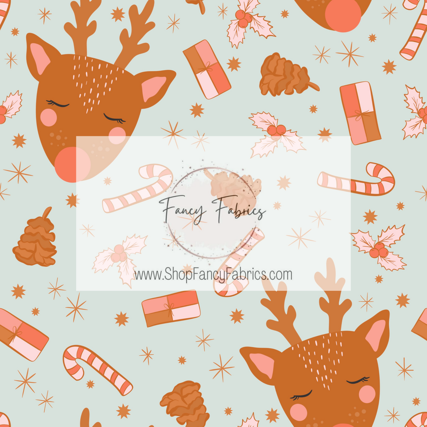 Sweet Rudolph (Blue) | PREORDER | By The Yard