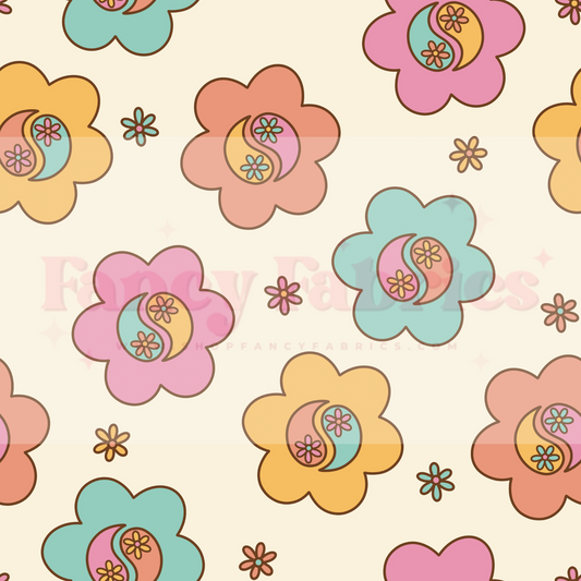 Lauren Liza Designs | Retro Floral 16 | PREORDER | By The Yard