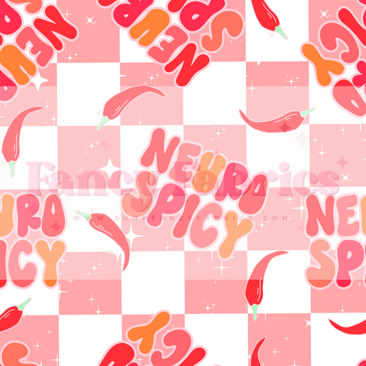Neuro Spicy (Checkers) | PREORDER | By The Yard
