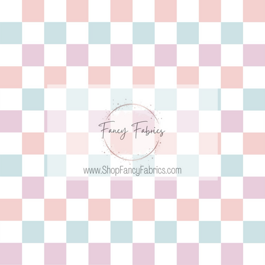 Pastel Checkers | PREORDER | By The Yard