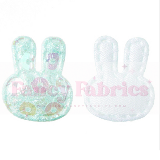 Teal | Sequin Bunnies | Ready To Ship