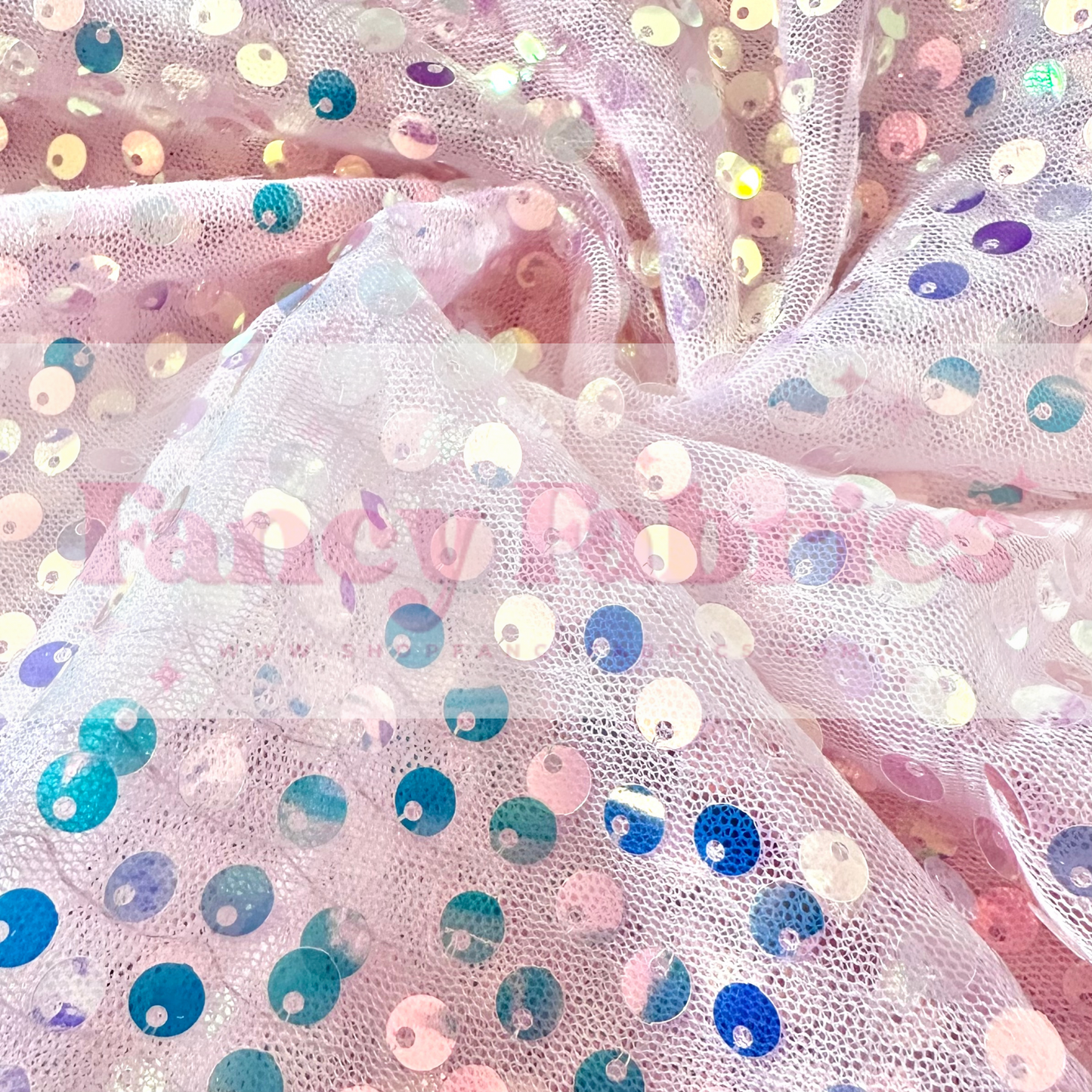 Seashell | Circle Sequin Mesh