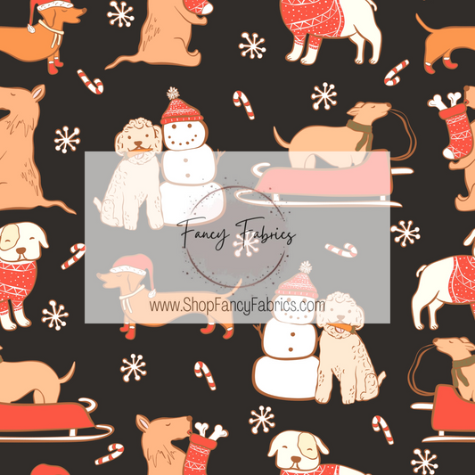 Frosty’s Pup (Black) | PREORDER | By The Yard