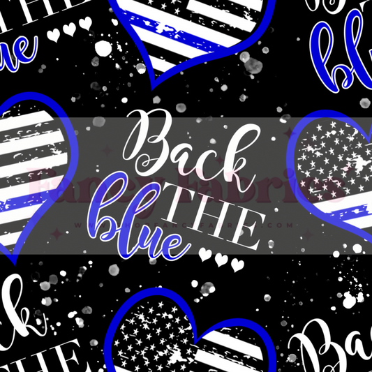 Creative Graphics | Back The Blue | PREORDER | By The Yard